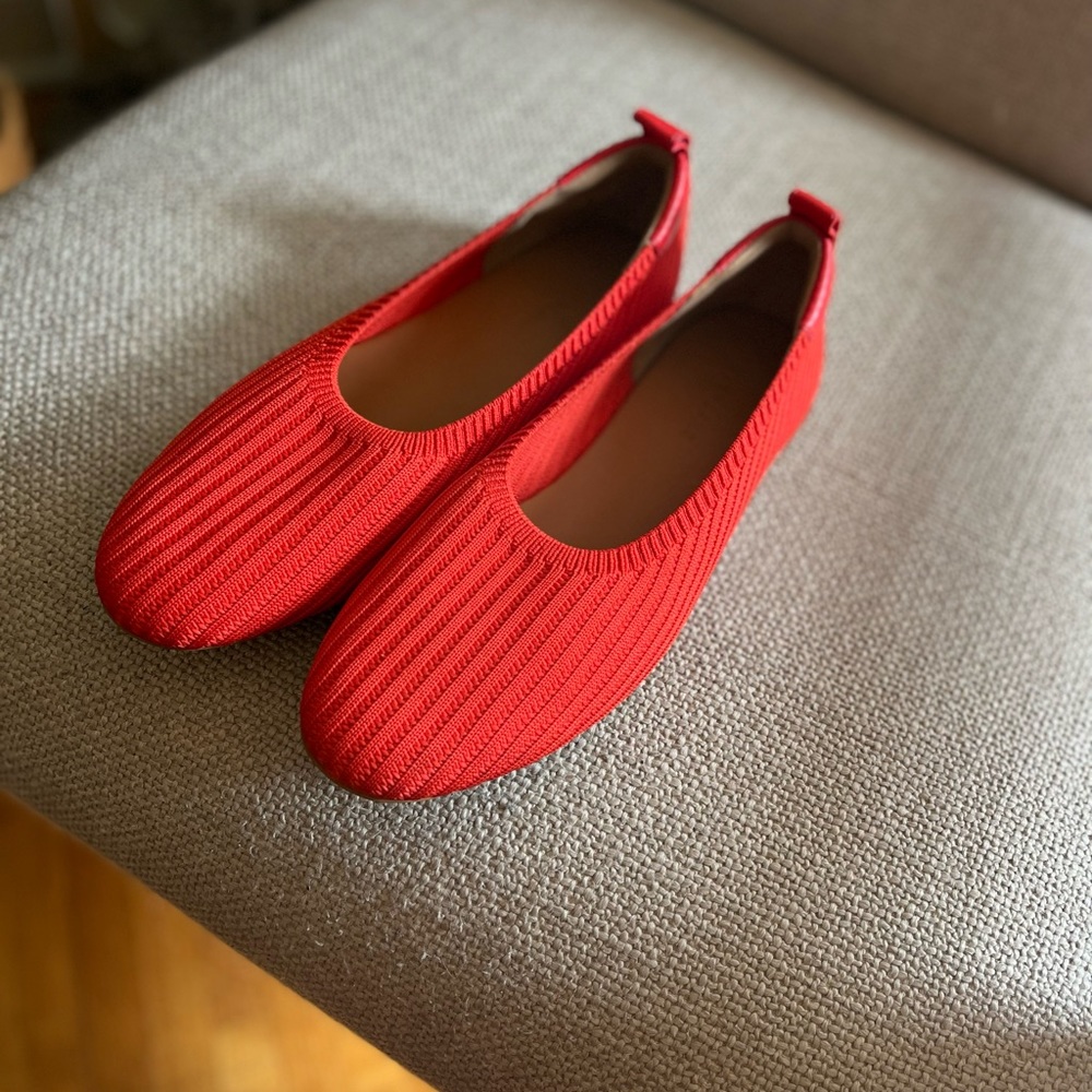 NWOT Everlane The Day Glove Woven Knit Flats In Reknit
